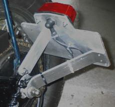 seitliches Nummernschild